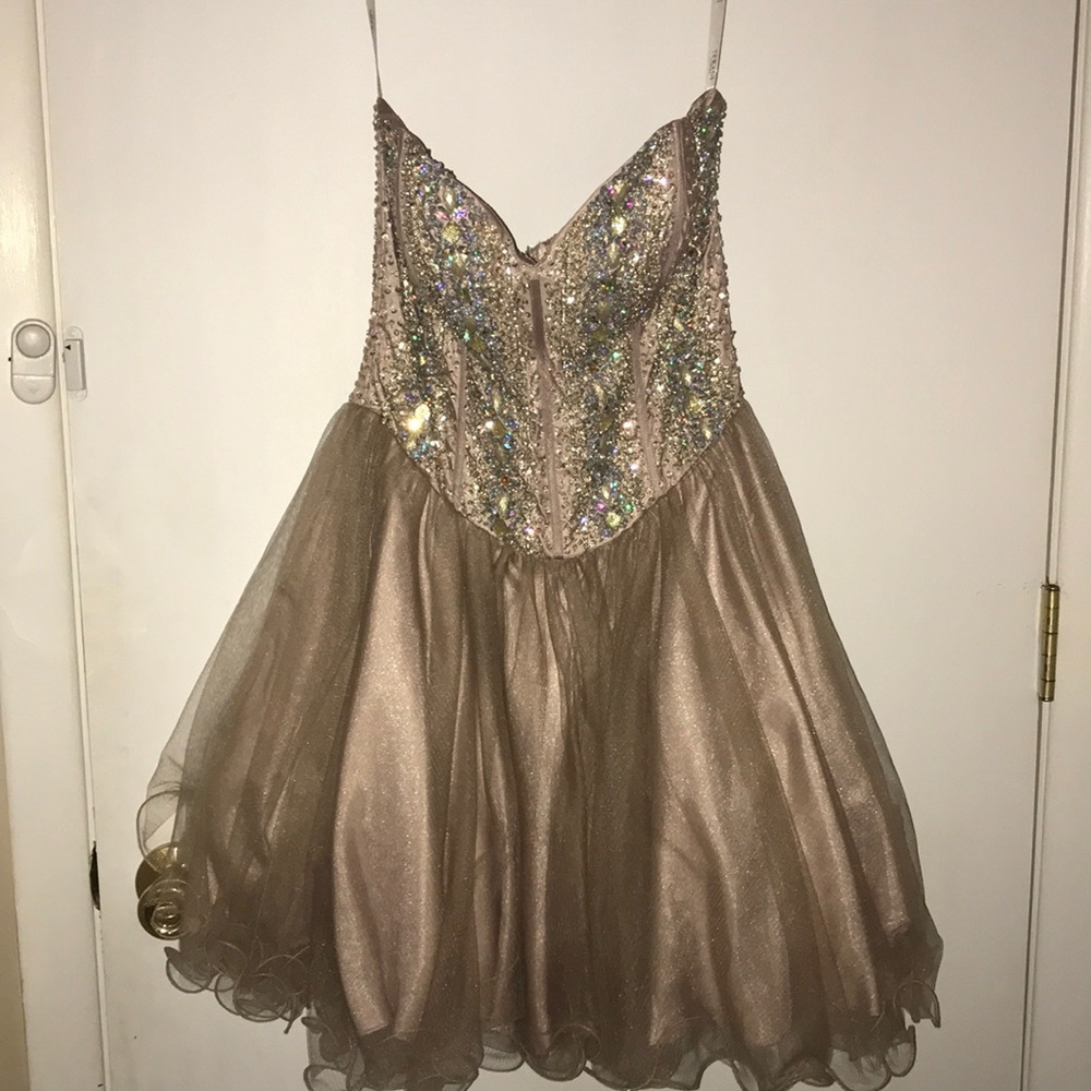 Champaign color dress